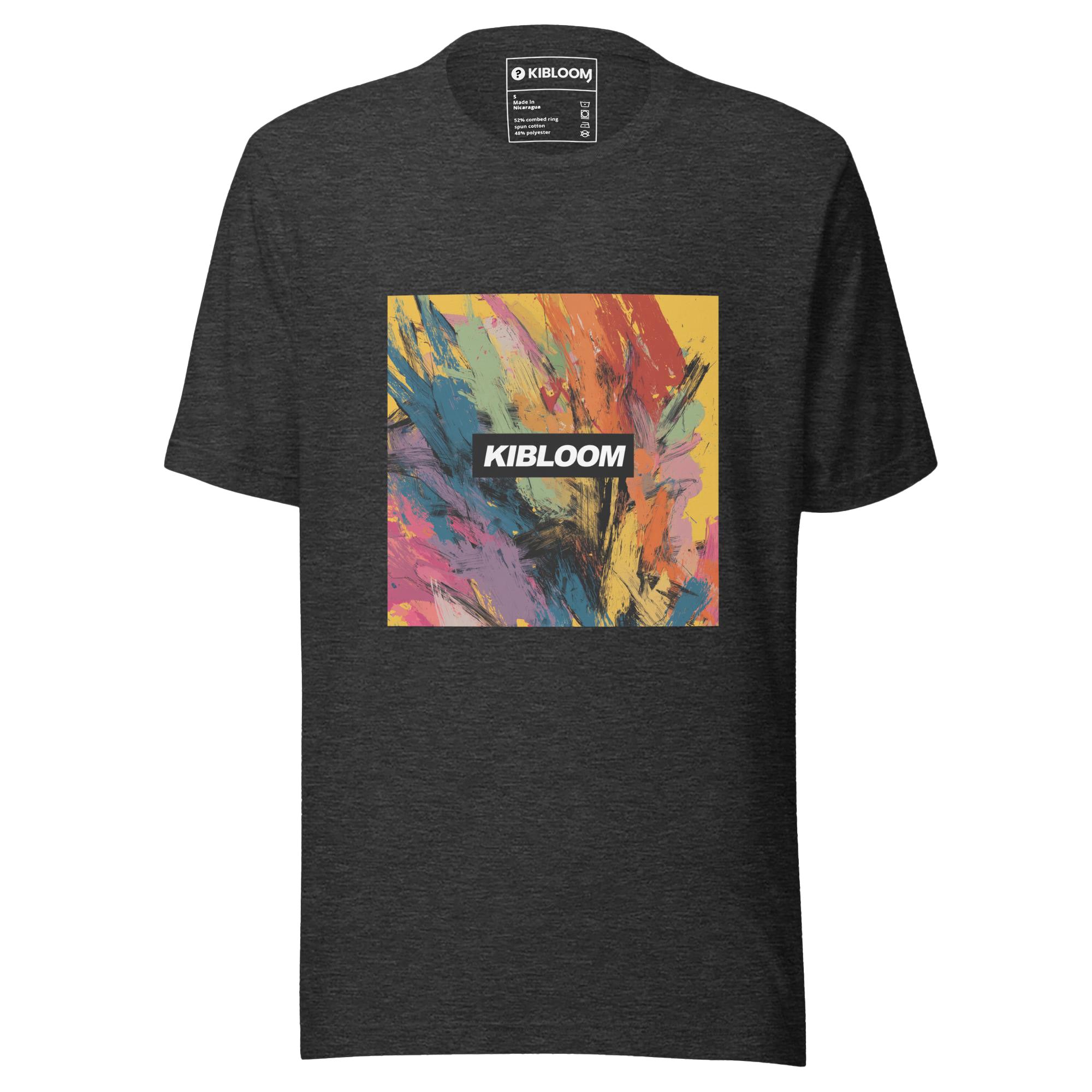 Kibloom Abstract Splash Tee – Street Art Edition