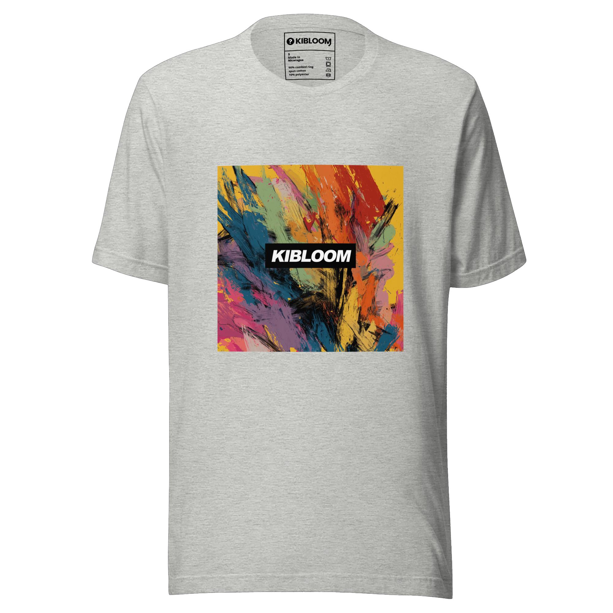 Kibloom Abstract Splash Tee – Street Art Edition